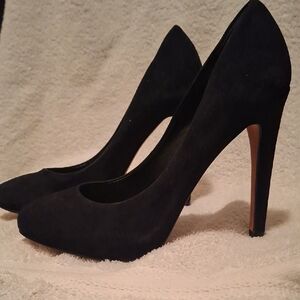 Dolce Vita Black Suede Heels